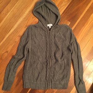 Loft zip up sweater